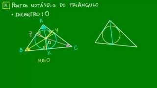 Bissetrizes e incentro  Triângulos  Matemática [upl. by Nylahsoj]