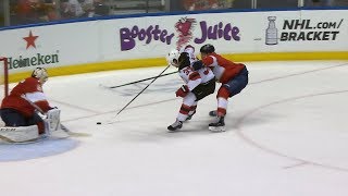 Pavel Zacha dances by Ekblad to score on terrific individual effort [upl. by Celinda969]