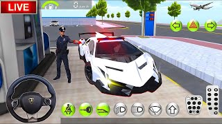 ✔🔴Live Now🔴Refuel His Super police Car Driving 3D Driving Class Simulation Android gameplays [upl. by Diarmuid621]