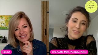 Emma papote avec Charlotte Miss Picardie 2023 [upl. by Skye]