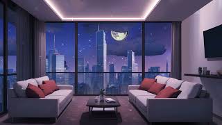 starry night city lofi mix  music to chillrelaxstudy to [upl. by Ymassej337]