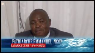 Patriarche Emmanuel Ngoy face au public a Cape Town [upl. by Ayaladnot]