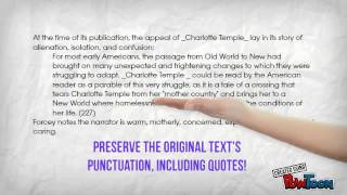 MLA Formatting Long Quotations [upl. by Tobey702]