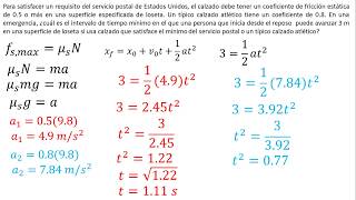 Física  Fuerza de fricción  Ejemplo 3 [upl. by Adria292]