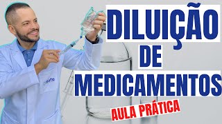 Diluição de medicamento  aula prática [upl. by Doretta]