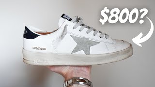 GOLDEN GOOSE REVIEWAre they really worth it how to tie laces P448 comparison sizing [upl. by Yrot]