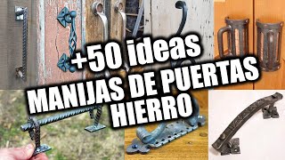 50 ideas de MANIJAS DE PUERTAS para hacer en tu Taller [upl. by Eckart760]