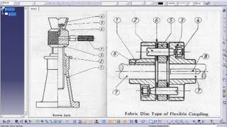 Catia V5 DraftingIndividual viewOffset section cutISO amp 3rd AngleBeginners Tutorials [upl. by Yatnuahc]