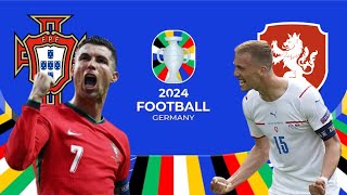 PORTUGAL x REPÚBLICA TCHECA  UEFA EURO 2024 [upl. by Ameg]