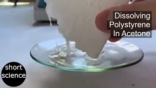 Dissolving Polystyrene In Acetone [upl. by Garda]