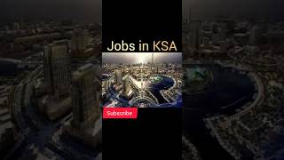 KSA Jobs For All Nationalities [upl. by Eustis]