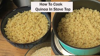 How To Cook Perfect Quinoa In Stove Top Pan Cook Quinoa  Roasted Quinoa Rice [upl. by Dene715]