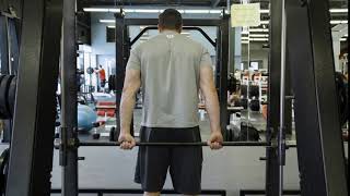 Smith machine behind the back shrug [upl. by Rammaj]