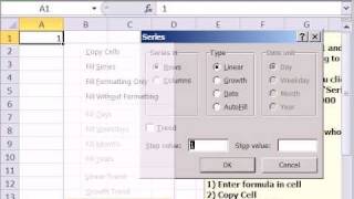 Excel Magic Trick 689 Fill Column With 1 to 1000 Two Methods 1 Series amp 2 GoTo [upl. by Huldah58]