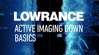 Lowrance  Active Imaging™ DownScan Basics [upl. by Occir]