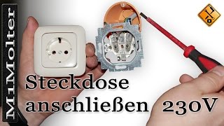 Steckdose anschließen  230V  Aber wie [upl. by Akemhs948]