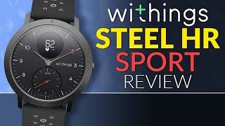 Withings Steel HR Sport Review  25 Day Battery Life [upl. by Ahseikan]