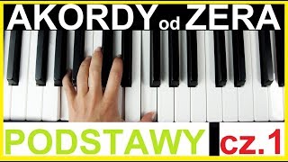 ❗ Nauka akordów 🎹 od zera 🔴 cz 1 ☑️ Interwały ☑️ trójdźwięki ☑️ 4 typy akordów ☑️ nazewnictwo [upl. by Hasseman]