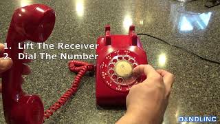 How To Dial a ROTARY TELEPHONE a guide for Generation Z amp Late Millenialsreally [upl. by Nana]