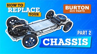 Replace a 2CV Chassis  Part 2 Assembly  BURTON 2CV PARTS [upl. by Eadahs224]