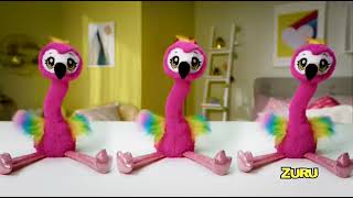 ZURU Pets Alive Frankie The Funky Flamingo Electric Dancing Plush Toys Cute and Fun Interactive Toys [upl. by Dlarej751]