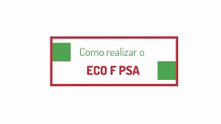 Procedimento ECO F PSA [upl. by Tarrel]