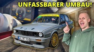 Dieser E30 wiegt nur 950kg mit einem V8 Motor Wir testen ihn auf dem Nürburgring [upl. by Ssirk]