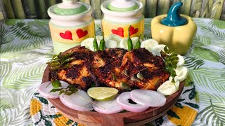 Tandoori pomfret  Tandoori pomfret recipe [upl. by Enortna]