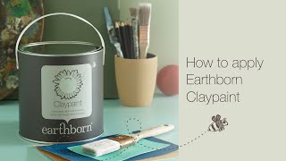 How to apply Earthborn Claypaint [upl. by Lacsap]