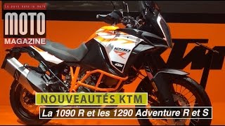 KTM 1090 R et KTM 1290 Adventure R et S 2017  gros trails en force [upl. by Carlyn]