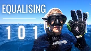 How to Equalize Ears when Scuba Diving  Diving Tips [upl. by Julis]