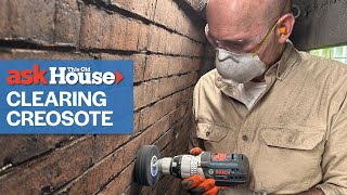 How to Clean Creosote from a Fireplace  Ask This Old House [upl. by Htevi143]