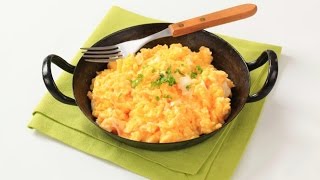 Perfect Creamy Scrambled Eggs Recipe [upl. by Amelus]