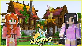 Empires SMP Gatehouse Build amp Allies Formed  Episode 4 [upl. by Alaham]