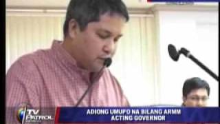 New ARMM governor takes charge of region [upl. by Assirrak]