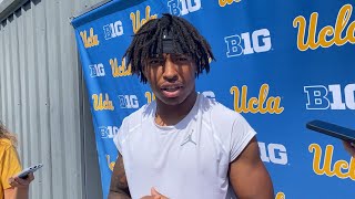 UCLA CB Kaylin Moore after practice 917 [upl. by Idou]