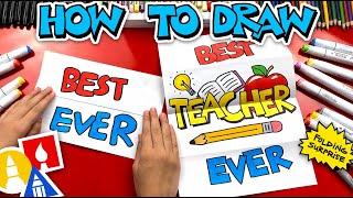 How To Draw The Best Teacher Ever Folding Surprise [upl. by Corbin]