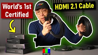 Worlds First Certified HDMI 21 Cable Ultra High Speed HDMI Cable from Zeskit [upl. by Oznola]