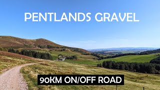 PENTLANDS GRAVEL • 90KM ONOFF ROAD • feat local audax star Iza [upl. by Kerad545]