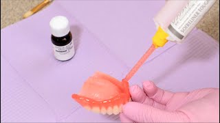 Full Chairside Denture Reline Procedure using SOFRELINER TOUGH® [upl. by Leifer959]