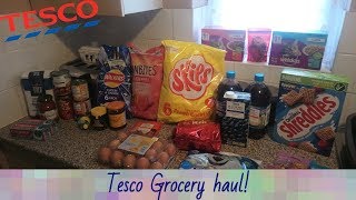 TESCO GROCERY HAUL  FORTNIGHTLY SHOP  UK MUM OF ONE [upl. by Akcimat101]