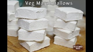 No Gelatin No Corn Syrup Marshmallows  How to make perfect veg marshmallows at home  BB15 [upl. by Ayouqat]