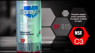 Sprayon SP615  Heavy Duty Paint Remover [upl. by Airotnahs]