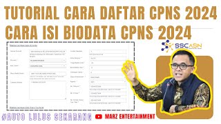 SEGERA DAFTAR CPNS 2024 SEKARANG  TUTORIAL CARA ISI BIODATA CPNS 2024  DAFTAR SEKDIN 2024 [upl. by Trebo499]