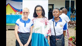 KINSHASA  LE LYCÉE TOBONGISA RENOVÉ PAR SE MADAME O’NEIGE N’SELE  Reportage [upl. by Aisiat]