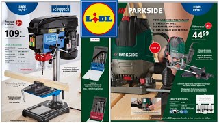 LIDL BRICOLAGE PARKSIDE  CATALOGUE PARKSIDE  16 OCTOBRE  ARRIVAGE 9 OCTOBRE [upl. by Owena]