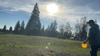 Video136  PLU Meadows  Par 54  Disc Golf Round [upl. by Llerrehs]