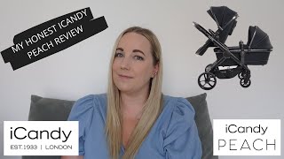 ICANDY PEACH PRAM REVIEW  ICANDY PEACH 6  IS IT WORTH THE MONEY  ELISHA HODGSON [upl. by Mirth]