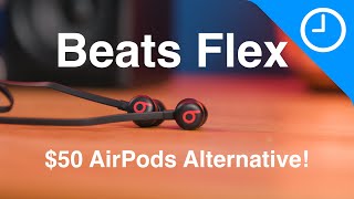 Beats Flex Unboxing amp Review The Best AirPods Alternative for 50 [upl. by Nauqan]