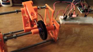 Cheap Printable 28BYJ48 Eggbot Movement Tests [upl. by Noemad]